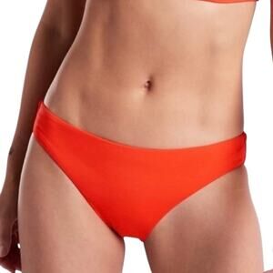 Athleta Orange Classic Full Swim Bikini Bottom Size M